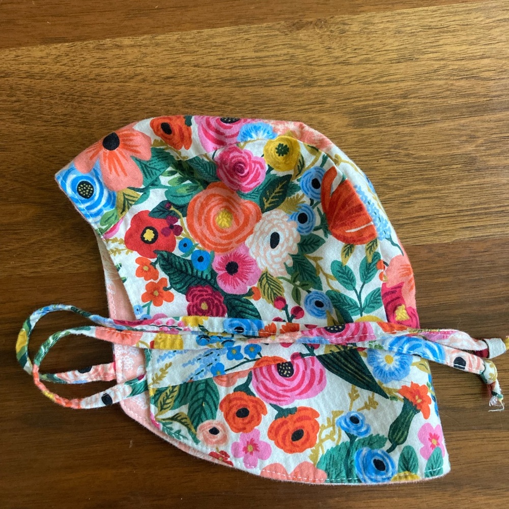 Etsy handmade reversible bonnet 6-12months